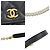 Wallet On Chain Cartera Chanel On Chain Negro - vista 3
