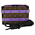 Louis Vuitton Handle Soft Trunk Monogram Macassar Handbag Brown Purple Leather Plastic  ref.2245129