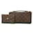 Louis Vuitton Long Wallet Monogram Daily Organizer Brown Black  ref.2245341