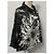 Miu Miu abstract pattern jacket Black - view 3