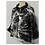 Miu Miu abstract pattern jacket Black - view 4
