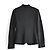 Giacca nera in waffle con zip frontale Giorgio Armani Nero - vista 4