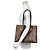 Borsa tote On the Go MM di Louis Vuitton Marrone - vista 8