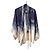 Autre Marque Kimono Souen de seda y algodón blanco azul Azul claro