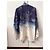 Autre Marque Kimono Souen de seda y algodón blanco azul Azul claro - vista 4