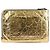Borsa Clutch in Pelle Oro CC Auth 123083V di CHANEL D'oro - vista 3