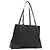 Borsa Tote GIVENCHY in tela nera e oro Auth am8454 Nero D'oro