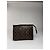 Clutch in pelle monogramma Louis Vuitton vintage marrone - vista 4