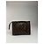 Clutch in pelle monogramma Louis Vuitton vintage marrone - vista 7