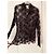 Autre Marque Blusa in pizzo Simultanéous Nera e Rame Nero - Ansicht 2