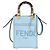 Mini borsa Fendi Sunshine Shopper Blu