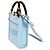 Mini borsa Fendi Sunshine Shopper Blu - vista 2