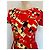 Blumarine Kleid Rot mit abstraktem Muster aus Wolle - Ansicht 7