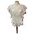 Isabel Marant Bluse Weiß Baumwolle Kurzarm