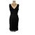 Elegantes schwarzes Spitzenkleid Flavio Castellani