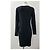 Autre Marque MARC'O POLO Midi-Kleid aus schwarzer Viskose - Ansicht 4