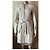 Abrigo de cuero Dolce & Gabbana ecru brillo de perla talla 38 IT Crudo - vista 9