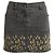 Falda Chanel de algodón negra Talla 34 IT Negro