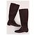 Botas Christian Louboutin de piel de becerro marrón Castaño - vista 2