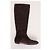 Botas Christian Louboutin de piel de becerro marrón Castaño - vista 4