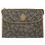 Borsa Clutch SAINT LAURENT in pelle PVC beige Auth BA2278 - vista 13