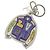 LOUIS VUITTON Portachiavi Giacca Varsity Viola MP3385 LV Auth BD1990 Porpora - vista 2