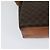 Céline CELINE Macadam Canvas Schultertasche, PVC-Leder, braun, gold, authentisch, MX459 Golden - Ansicht 16