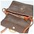 Céline CELINE Macadam Canvas Schultertasche, PVC-Leder, braun, gold, authentisch, MX459 Golden - Ansicht 9
