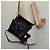 Autre Marque BOTTEGA VENETA INTRECCIATO Borsa a vita Pelle Nera Auth MX365 Nero - vista 21