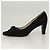 CHANEL Escarpins en daim noir CC Auth am8442 - vue 5