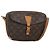 LOUIS VUITTON Monogram Jeune Fille MM Schultertasche M51226 LV Auth MX428
