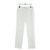 Saint Laurent White Cotton Straight Pants