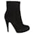 Saint Laurent Black suede boots Deerskin  ref.2247326