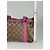 Vintage Gucci Monogram Baumwolltasche Beige Lila Pink - Ansicht 13