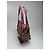 Vintage Gucci Monogram Baumwolltasche Beige Lila Pink - Ansicht 15