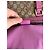 Vintage Gucci Monogram Baumwolltasche Beige Lila Pink - Ansicht 6