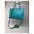 Vintage Jil Sander 2-Wege-Ledertasche türkis - Ansicht 10