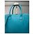 Vintage Jil Sander 2-Wege-Ledertasche türkis - Ansicht 5