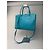 Vintage Jil Sander 2-Wege-Ledertasche türkis - Ansicht 7