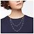 Dodo pomellato Collana bollicine in argento 925 con sfere in oro rosa 9K e piastrine in argento 925 e oro rosa 9K. D'oro - vista 4