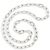 Dodo Pomellato 925 silver essentials necklace with 5 openable links plus one openable link as a closure. Silvery