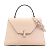 Borsa in pelle beige rosa Valextra