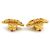 Orecchini a clip in metallo dorato Chanel Coco Mark D'oro - vista 4