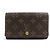 Louis Vuitton Bi-Fold-Brieftasche im braunen Monogramm