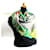 Sciarpa grande in cotone Gucci nera e multicolore Nero  - vista 3