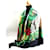 Sciarpa grande in cotone Gucci nera e multicolore Nero  - vista 5