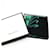 Sciarpa grande in cotone Gucci nera e multicolore Nero  - vista 6