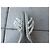 Sandali Giuseppe Zanotti in pelle argentata con strass Swarovski Argento - vista 9