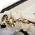 Chanel 22 Chanel Tote Bag 22 aus glänzendem Kalbsleder Schwarz Weiß - Ansicht 7