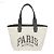 Borsa Tote Jumbo Small Balenciaga Nero Bianco sporco